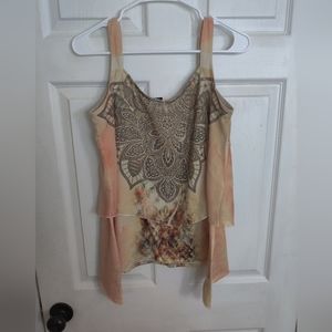 New Directions Size Medium Embellished Tank